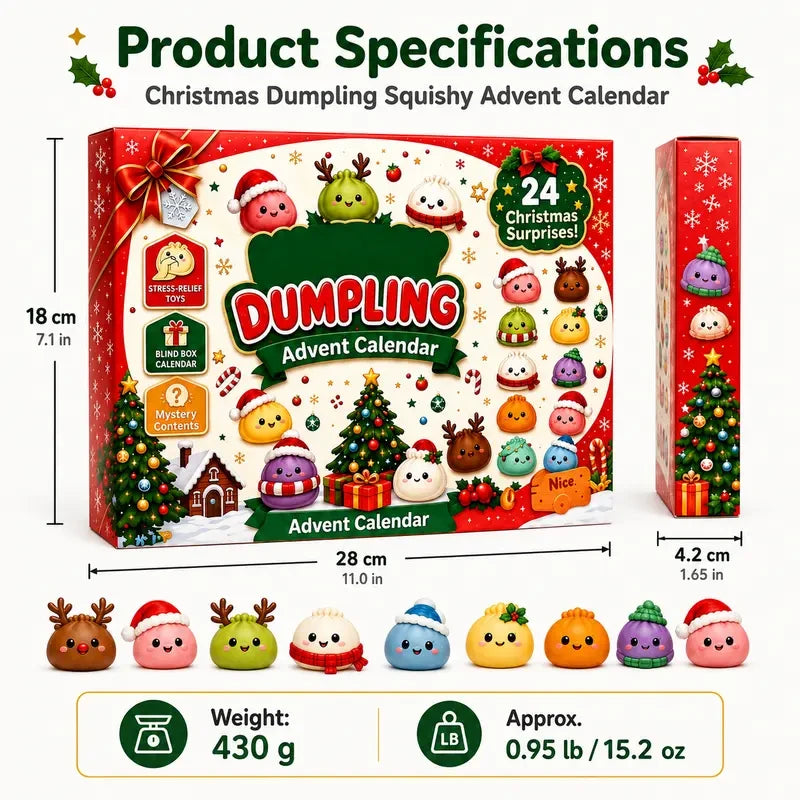 Dumpling Squishy Advent Calendar