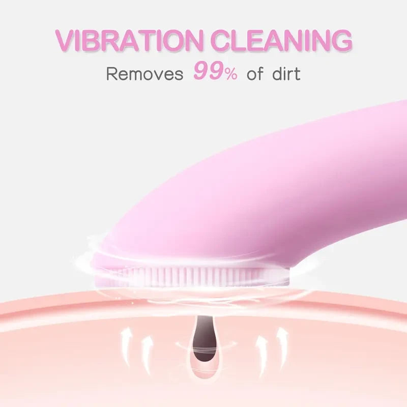 Silicone Heated Facial Cleansing Brush