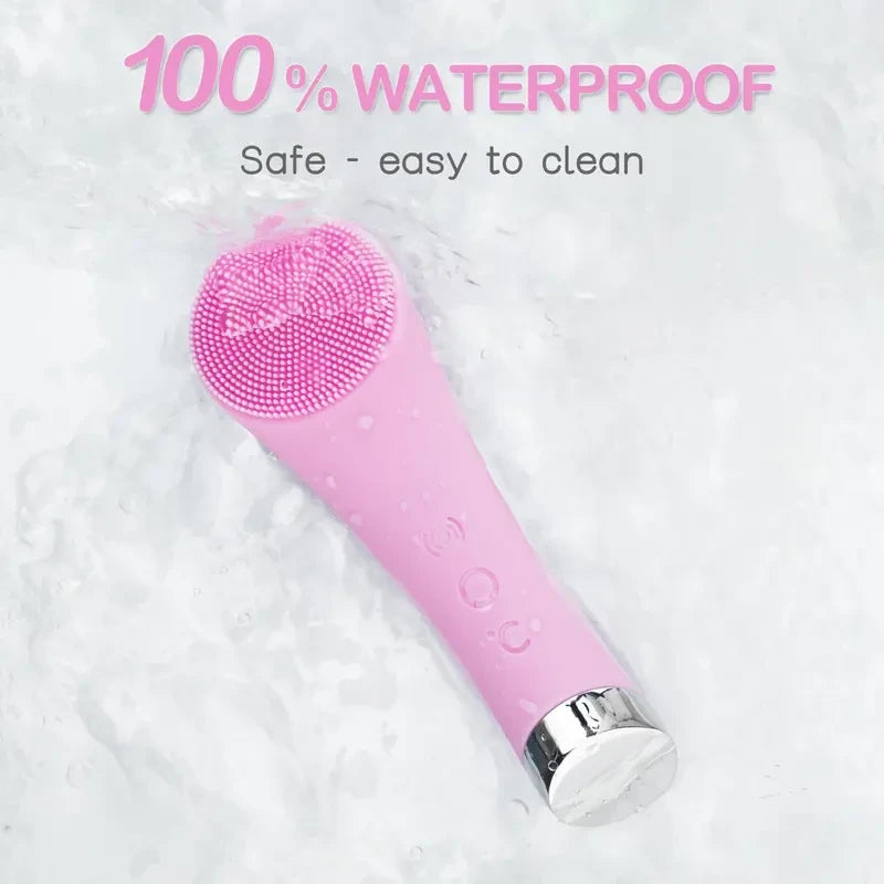 Silicone Heated Facial Cleansing Brush