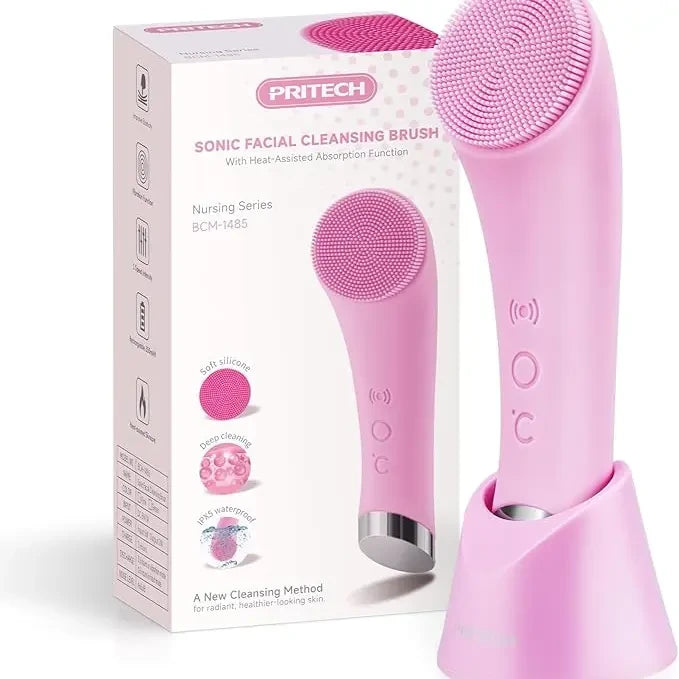 Silicone Heated Facial Cleansing Brush