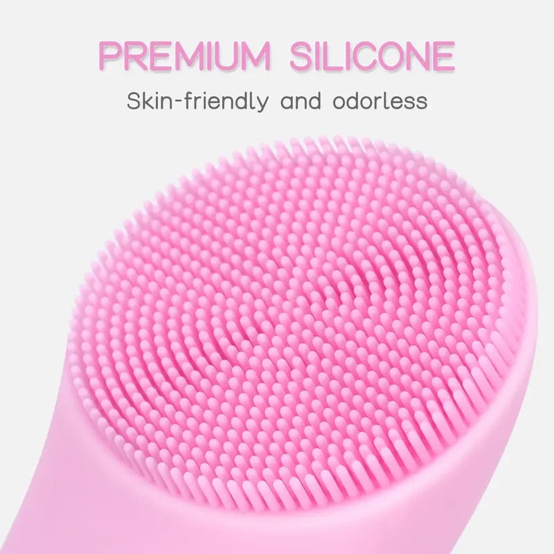 Silicone Heated Facial Cleansing Brush