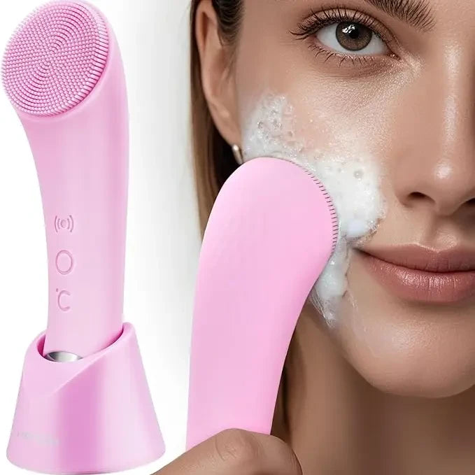 Silicone Heated Facial Cleansing Brush
