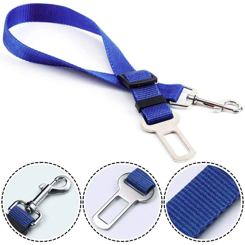 Adjustable Pet Car Seat Belt & Safety Tether