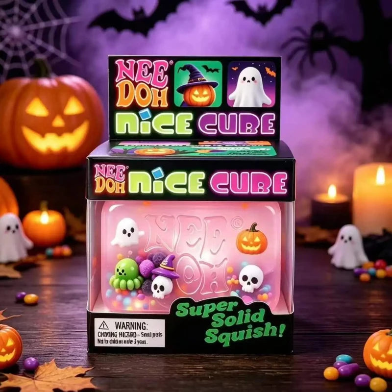 Halloween Squishy Fidget Cube – Spooky Sensory Toy