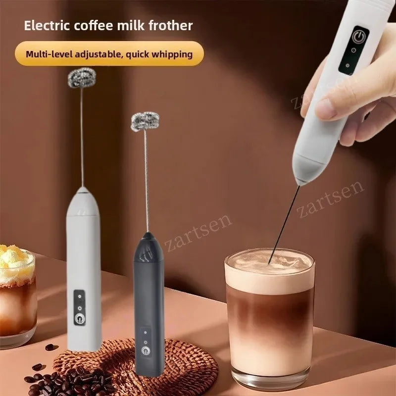 Rechargeable 3-Speed Milk Frother