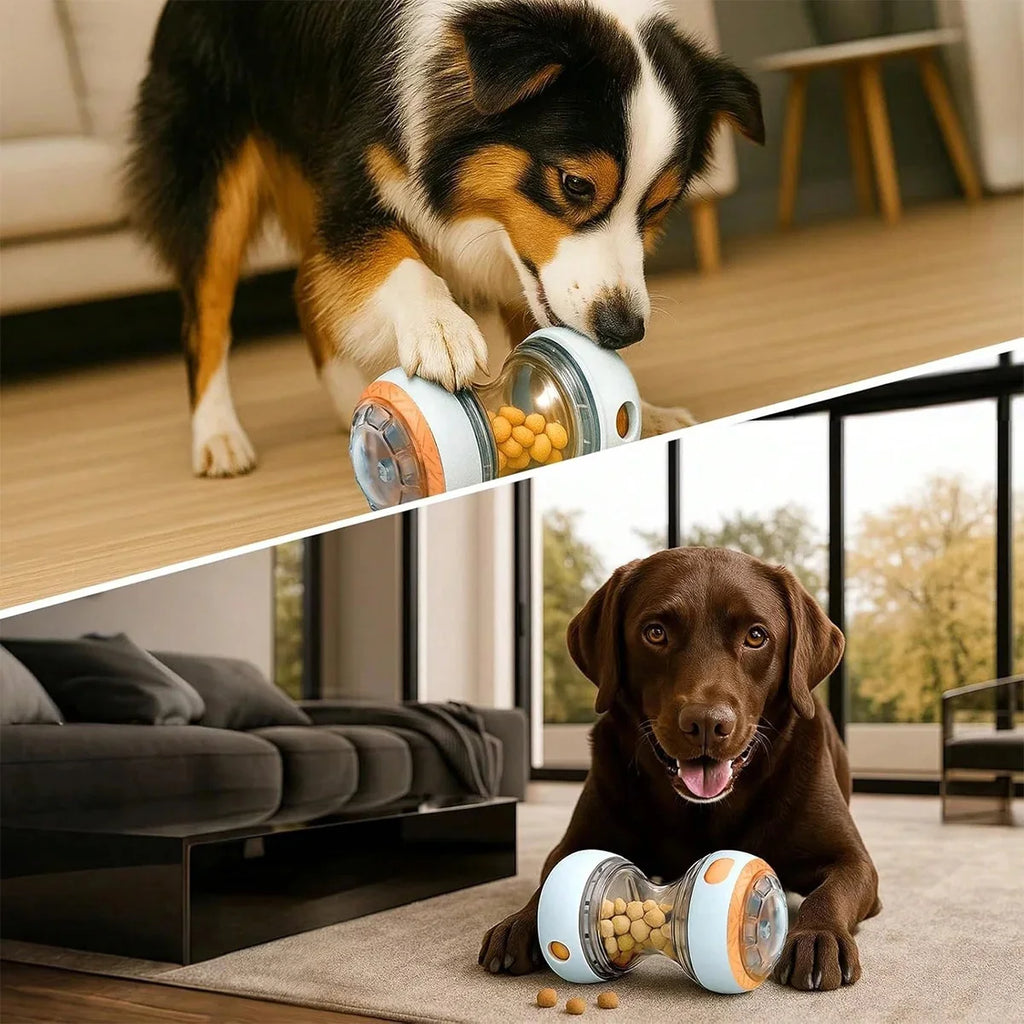 Interactive Dog Treat Dispenser & Puzzle Toy
