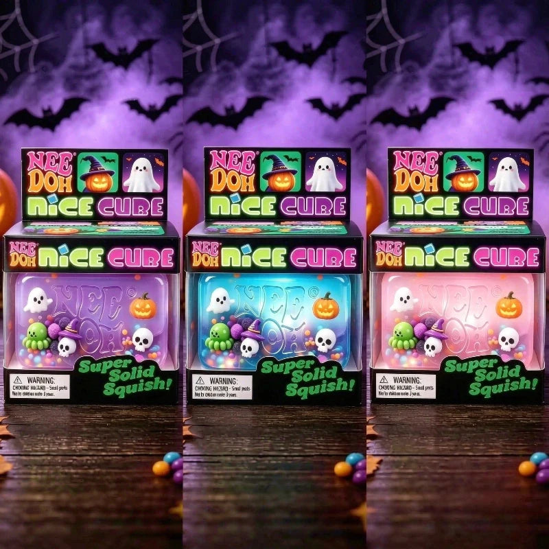 Halloween Squishy Fidget Cube – Spooky Sensory Toy