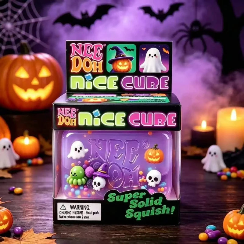 Halloween Squishy Fidget Cube – Spooky Sensory Toy