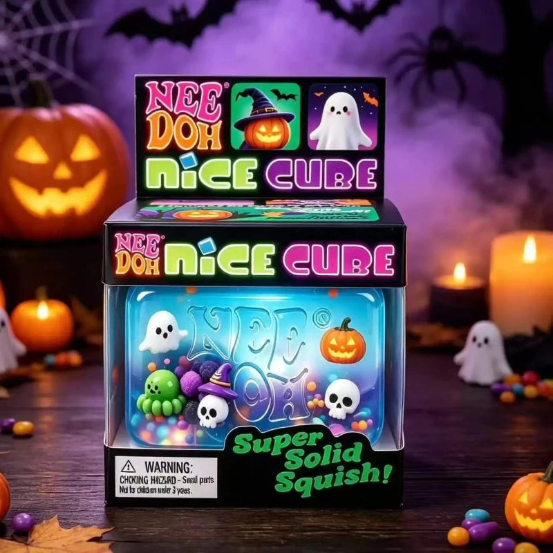 Halloween Squishy Fidget Cube – Spooky Sensory Toy