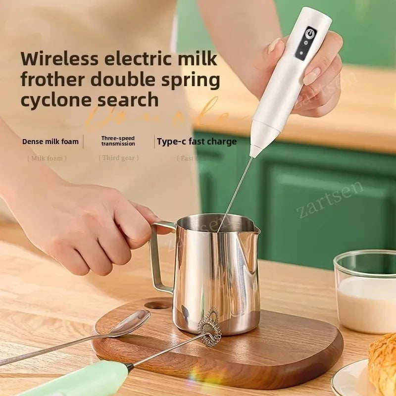 Rechargeable 3-Speed Milk Frother