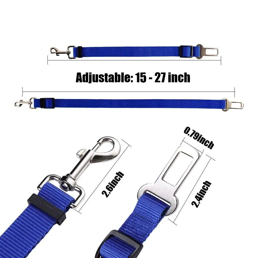 Adjustable Pet Car Seat Belt & Safety Tether